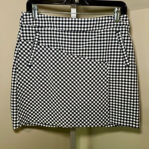 Lady Hagen Navy Gingham golf Skort Size 4 new‎ with tags